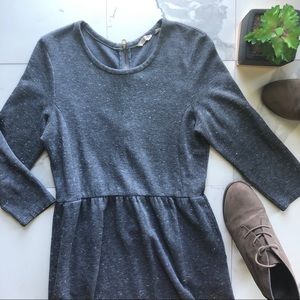 Jack Wills Grey Mid Sleeve Dress